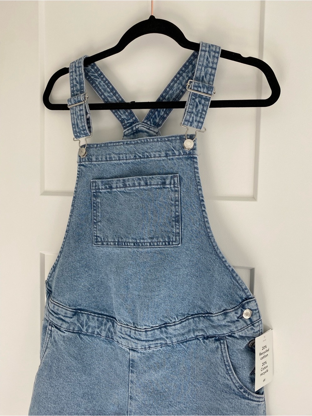 H&M NWT Maternity Overall Shorts Size S